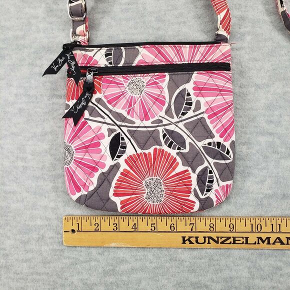 Vera Bradley 2014 Cheery Blossoms Small Hipster Crossbody Bag Womens Retired - Picture 5 of 6
